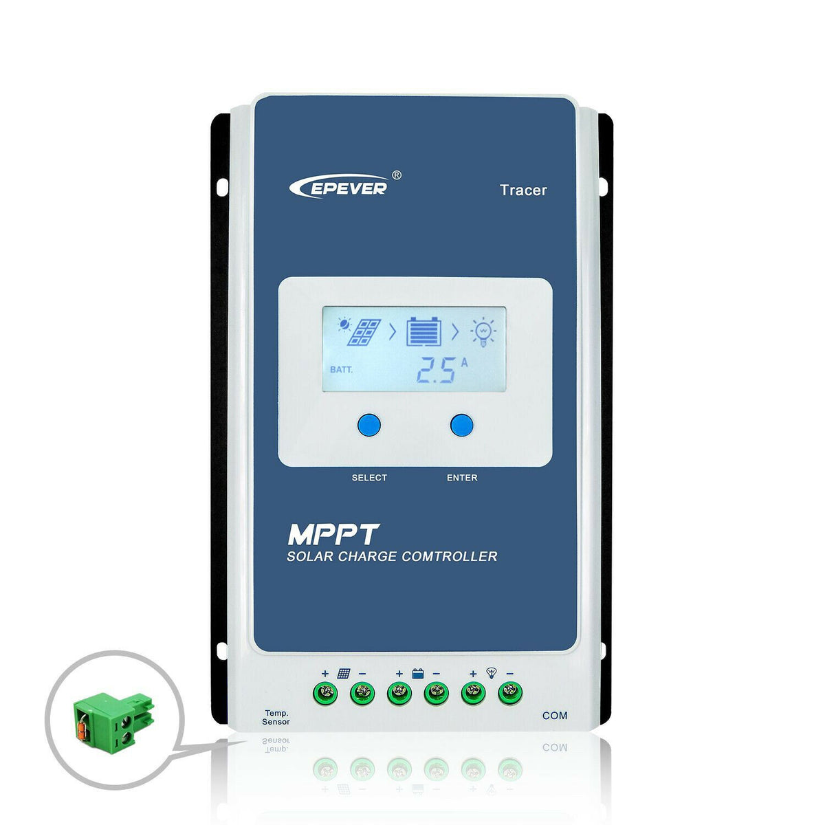 Controlador de Carga Solar EPSolar  MPPT 12/24V 10A