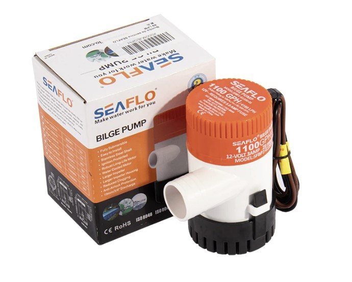 Bomba Sumergible 12v para agua - Seaflo 750GPH