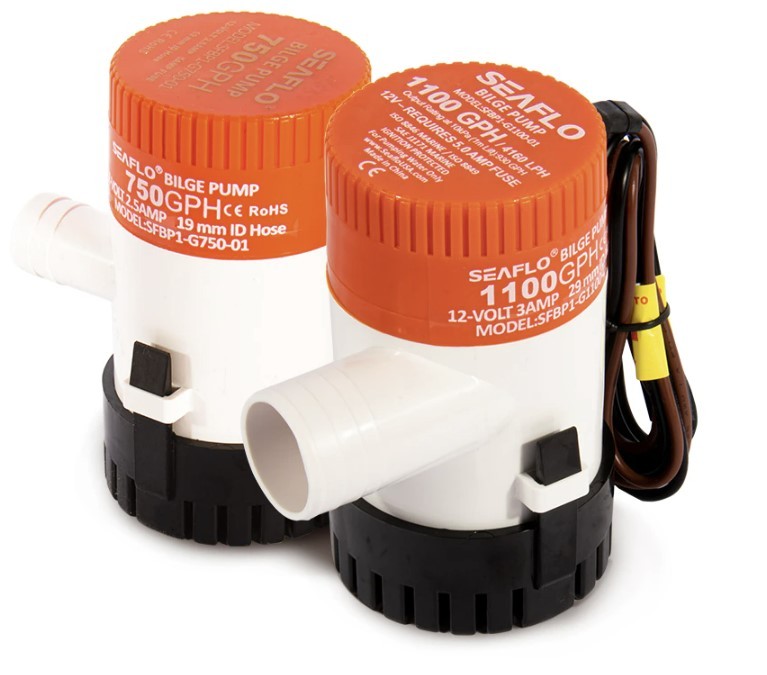 Bomba Sumergible 12v para agua - Seaflo 750GPH