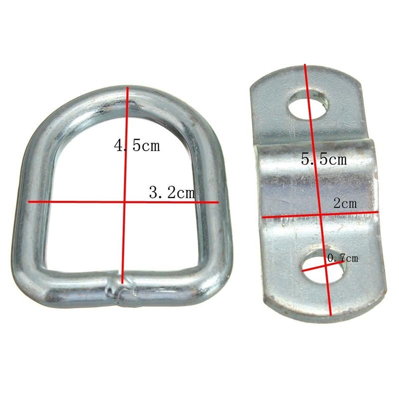 Argolla galvanizada heavy duty (par)