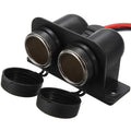 Socket doble 12v impermeable