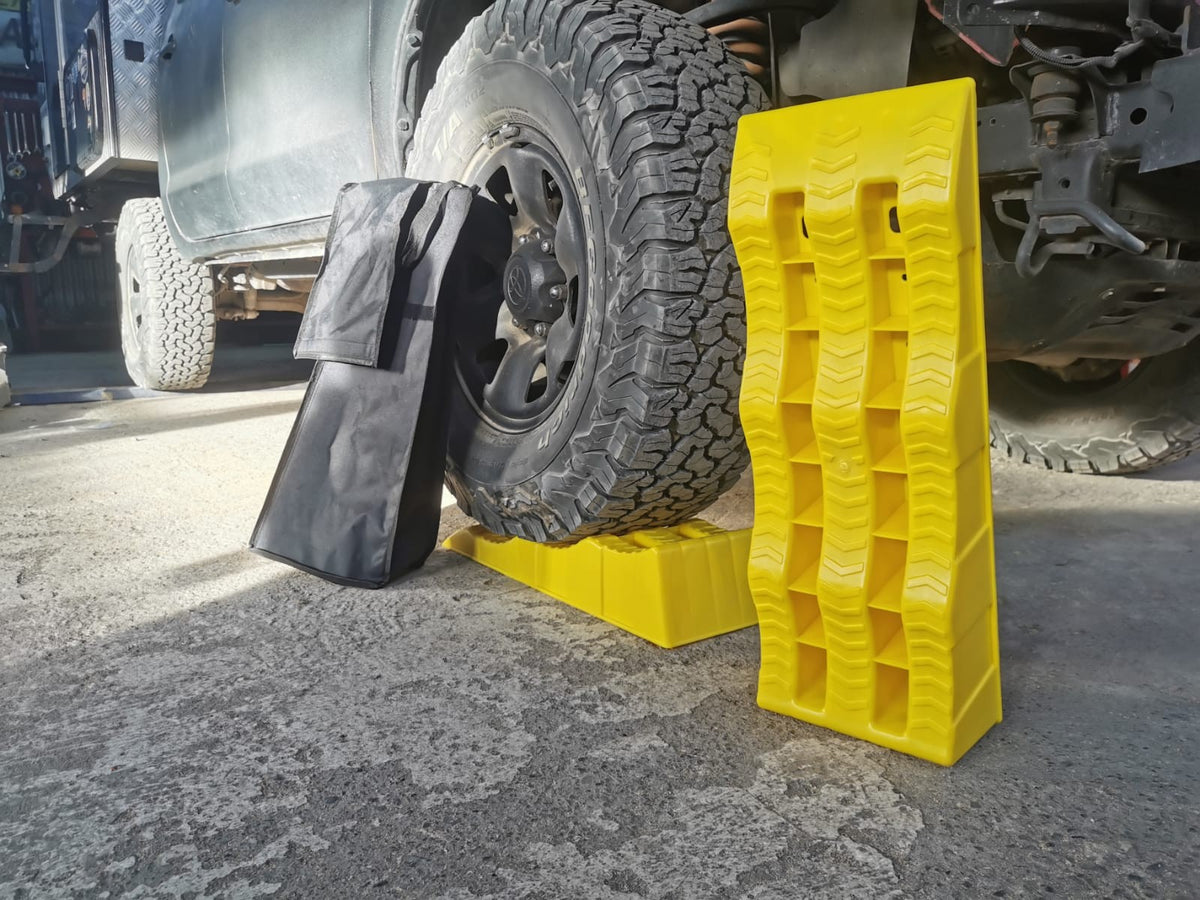 Niveladores para ruedas camper