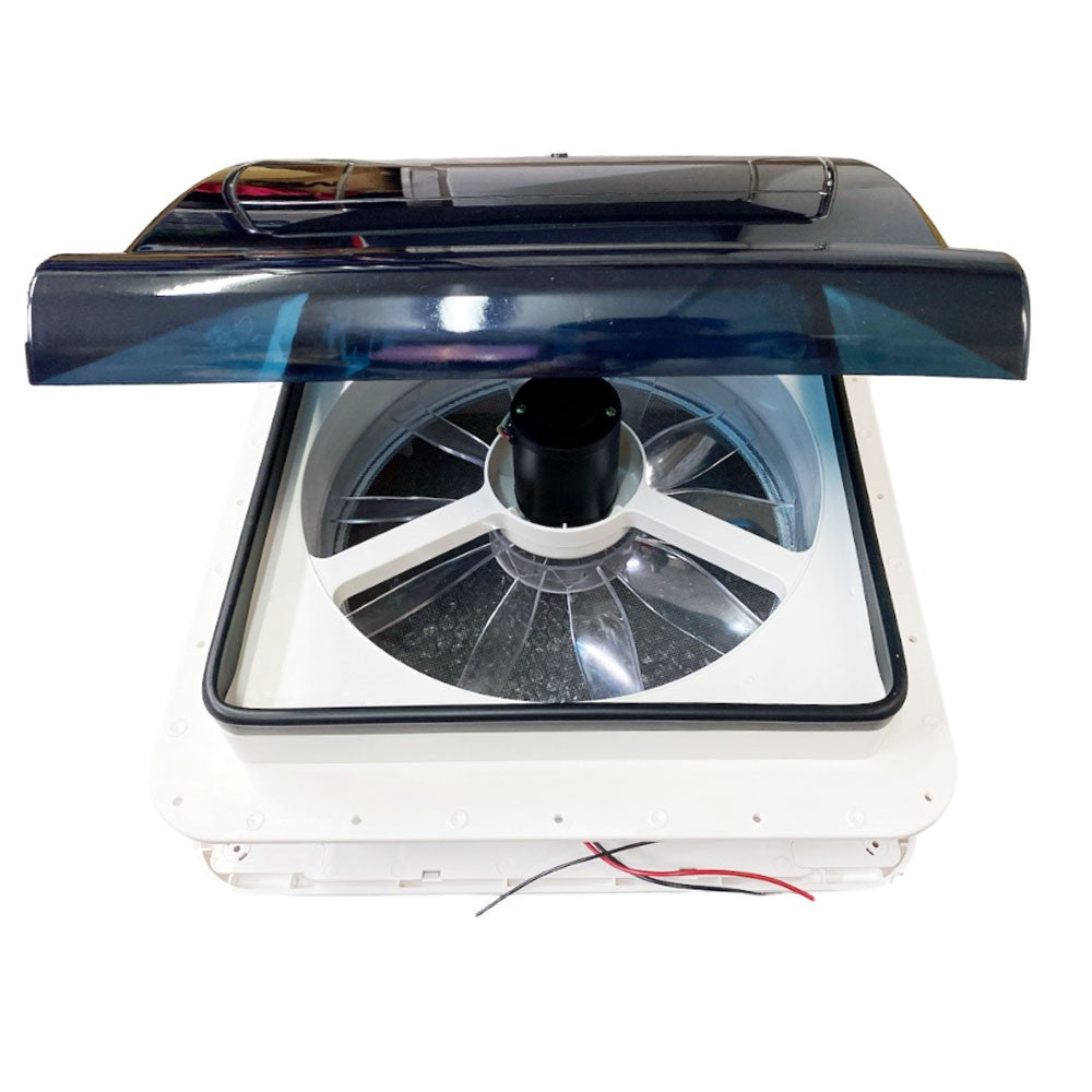 Claraboya 14″ con extractor/ventilador 10″