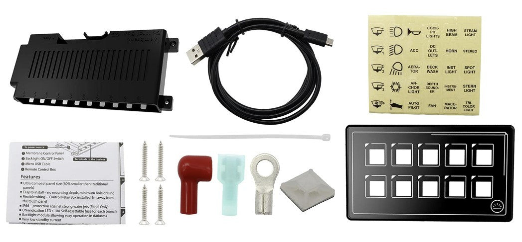 Panel de Control 10 Switch bluetooth