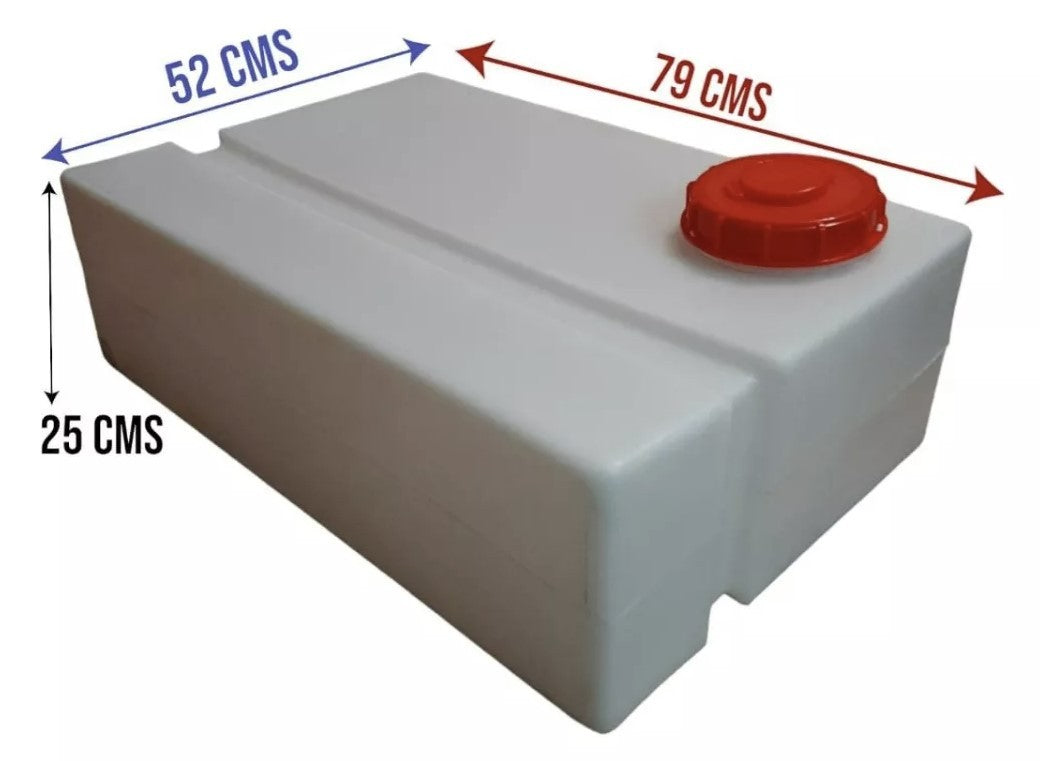 Estanque de agua 100 litros 79x52x25
