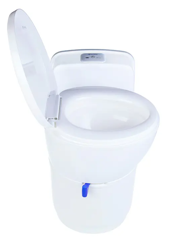 Baño tipo Casette descarga trasera con puerta exterior incluída