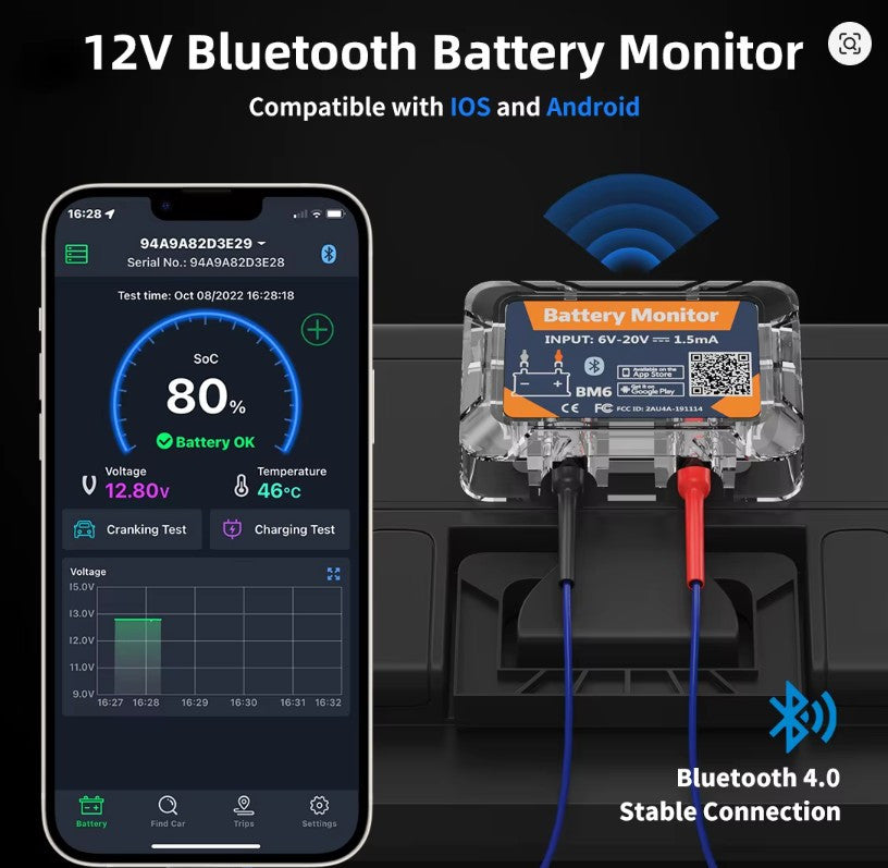Monitor de Batería bluetooth