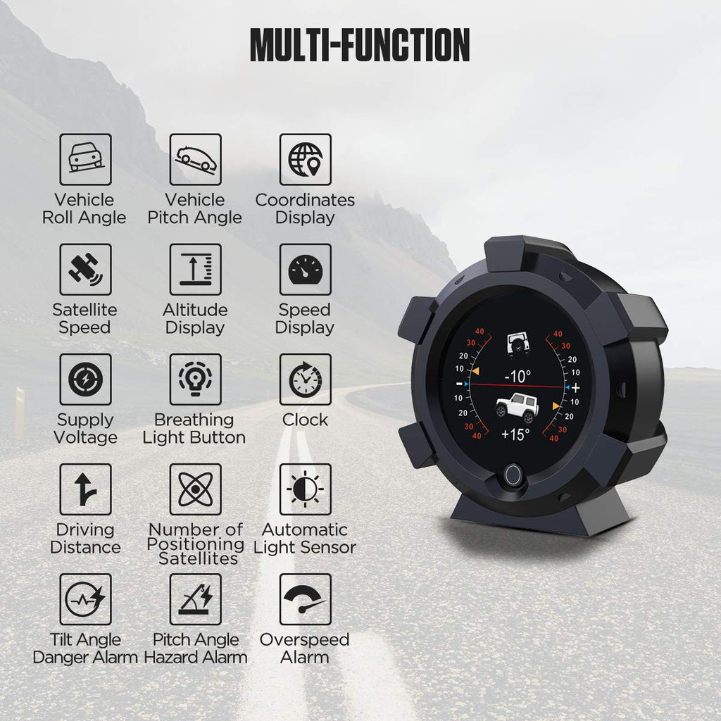 AUTOOL X95 Inclinómetro GPS Velocímetro